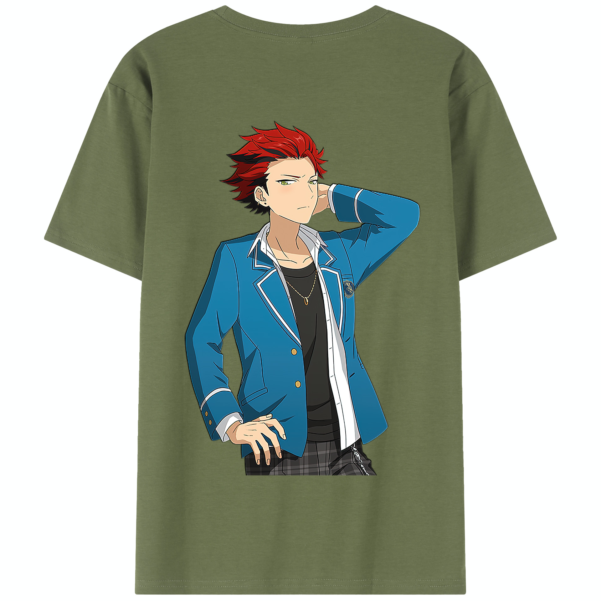 （画像用） あんさんぶるスターズ! Ensemble Stars 綿100％半袖Tシャツ（背面プリント）